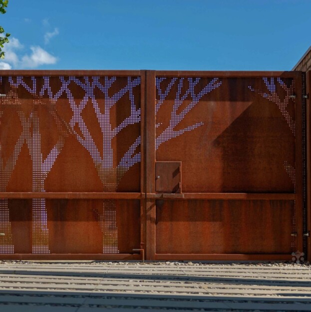 Corten Steel Gates MR-CSG35