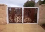 Corten Steel Laser Cut Gates MR-CSG52