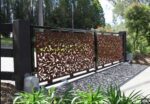 Corten Steel Laser Cut Gates MR-CSG52