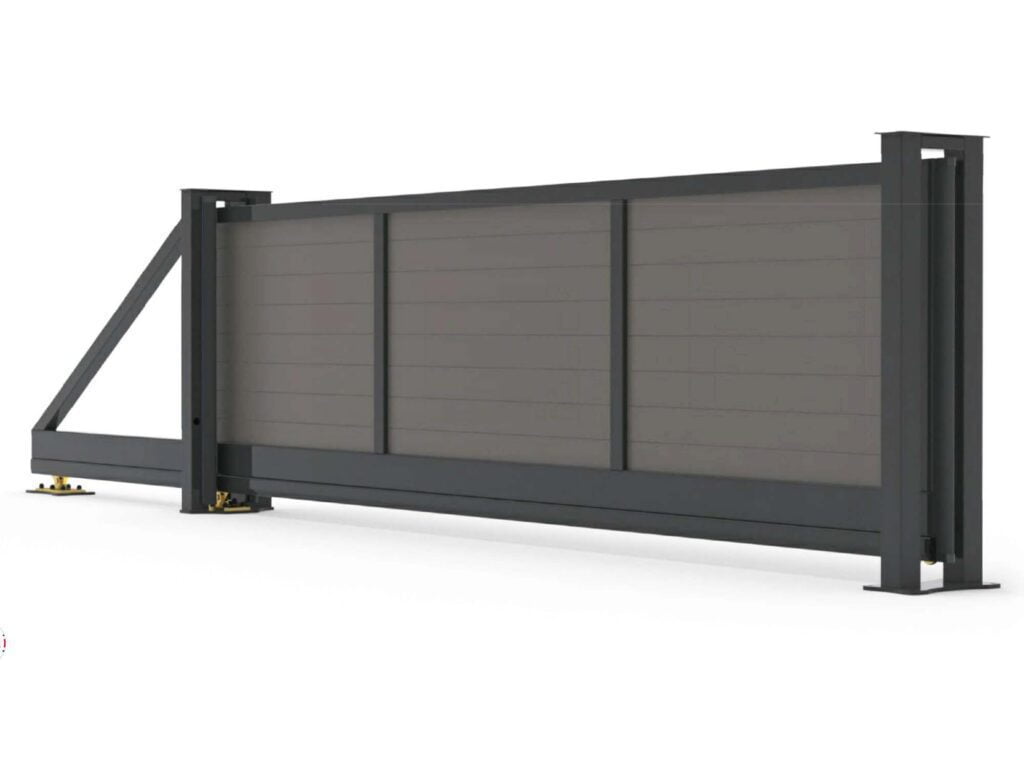 Aluminum Cantilever Gate - MrTech