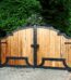 wooden swing gate design