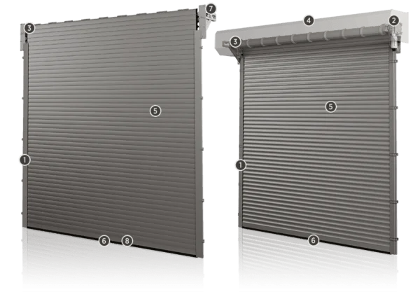 Aluminum Rolling Shutter PNG