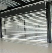 Transparent Rolling Shutters with Motors