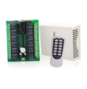 MR RL12PC RF Wireless automatic door and window 315mhz433mhz 12 channel relay controller receiver