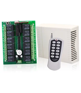 MR RL12PC RF Wireless automatic door and window 315mhz433mhz 12 channel relay controller receiver