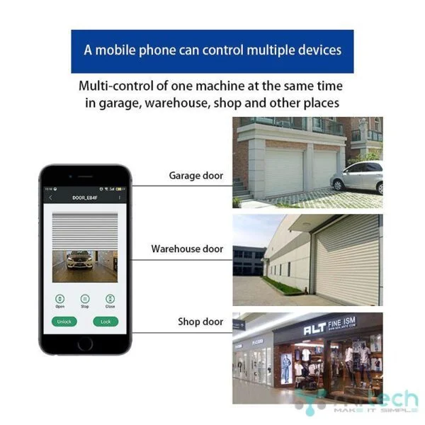 Tubular motor control board 220V input wireless motor controller open stop close for wifi automatic doors