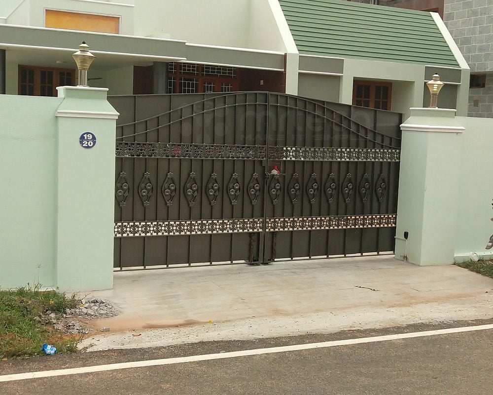 Automatic Swing Gate with Roller Motors Installation from Trichy