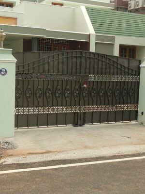 Automatic Swing Gate with Roller Motors Installation from Trichy