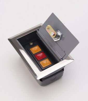 Push Button with Safety Lock Key Box Housing Box