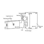 Anti-Theft Electronic Side Lock Match Keys Used for Rolling Shutter