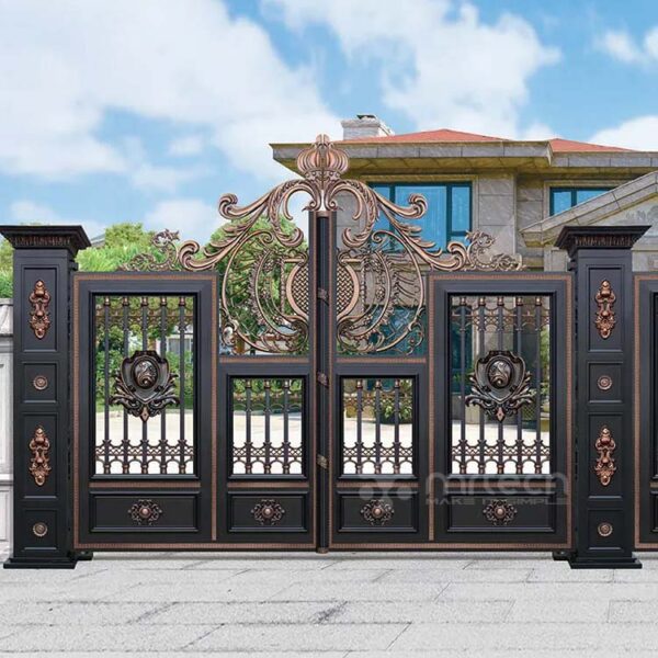 Powder Coated Aluminum Alloy Arch Swing and Sliding Gates