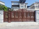 Powder Coated Aluminum Alloy Arch Swing and Sliding Gates