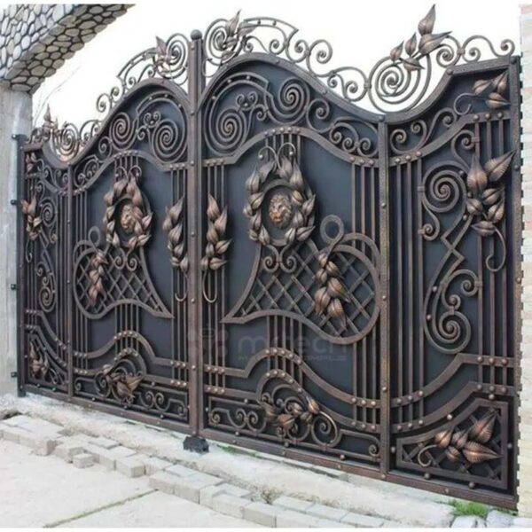 Beautiful Decorative Wrought Iron Swing Gates For Home