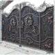 Beautiful Decorative Wrought Iron Swing Gates For Home