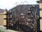 Beautiful Decorative Wrought Iron Swing Gates For Home Beautiful Wrought Iron Gate Designs