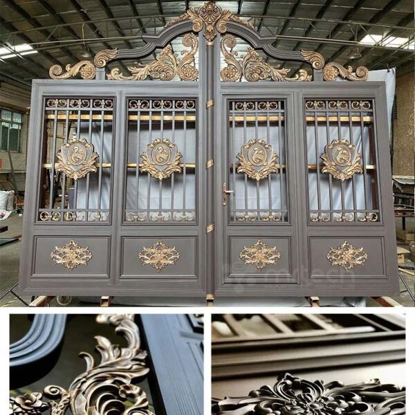 Customized Entrance Door Double Swing Mian Gate