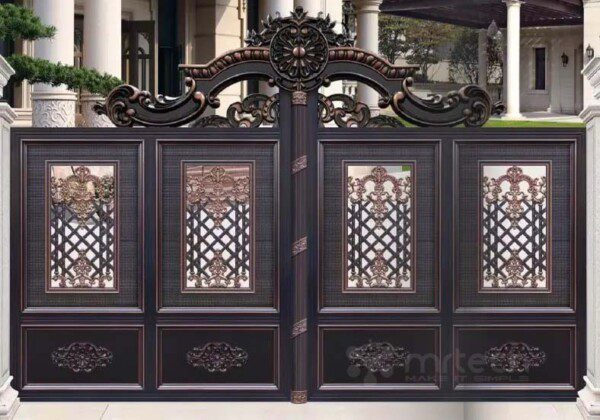 Customized Entrance Door Double Swing Main Gate