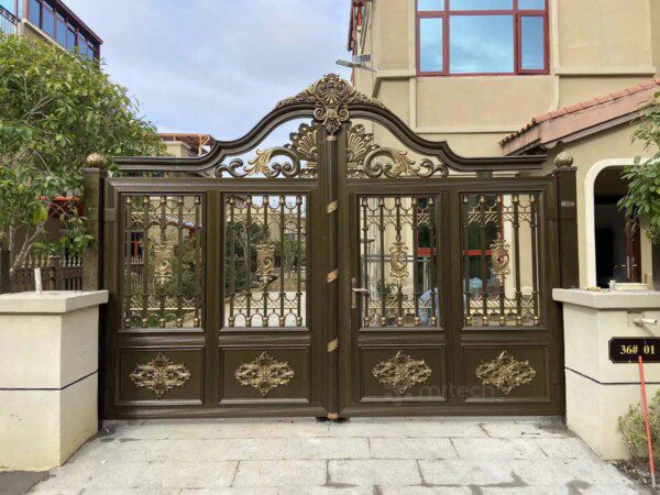 Customized Entrance Door Double Swing Main Gate