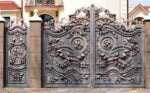 Decorative Galvanized Wrought Iron Security Gates