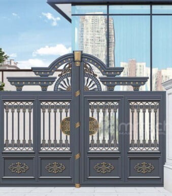 Decorative Superior Quality Metal Aluminum Gates For Houses