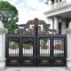 Golden Paint Outdoor Decoration Cast Aluminium Gates