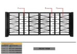 Latest Industrial MS Steel Main Gate