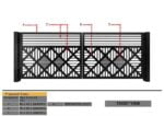 Latest Industrial MS Steel Main Gate