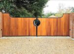 Latest Mild Steel Wooden Main Gate