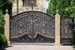 Mild Steel Custom Wrought Iron Gates For Commercial