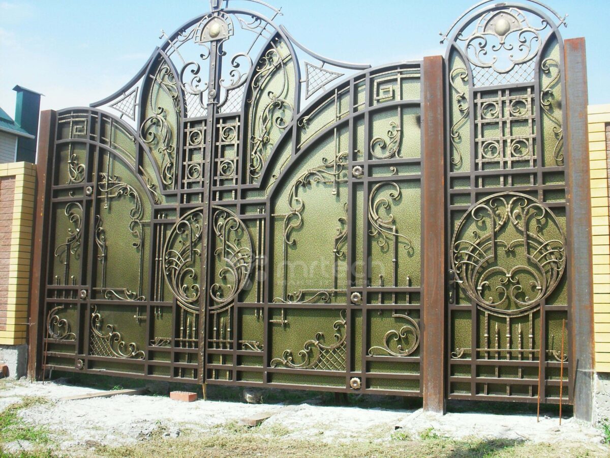 Mild Steel Custom Wrought Iron Gates For Commercial 3 scaled