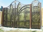 Mild Steel Custom Wrought Iron Gates For Commercial 3 scaled