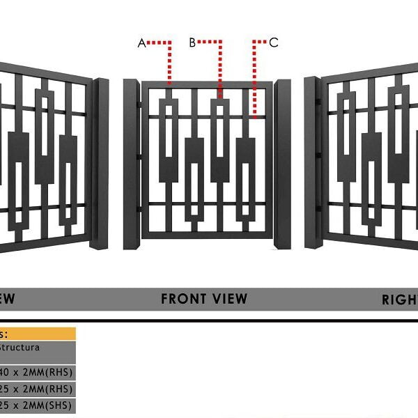 Mild Steel Safety Gate For Residential