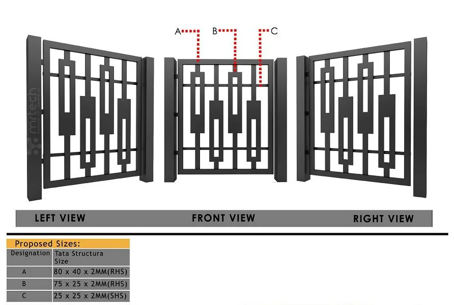 Mild Steel Safety Gate For Residential