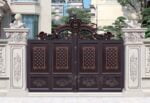 Modern House Entrance Main Gate Aluminum Fence Gate