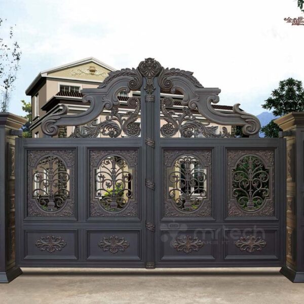 Modern House Entrance Main Gate Aluminum Fence Gate