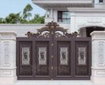 Modern House Entrance Main Gate Aluminum Fence Gate