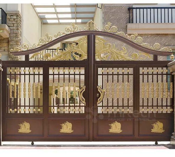 New Design Aluminum Sliding Gate with Remote Control for Homes