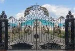 Ornamental Wrought Iron Garden Main Entrance Gate