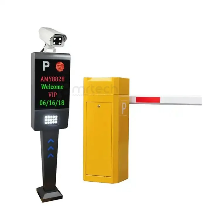 Smart Parking Equipment Number Plate Recognition Barrier Gate