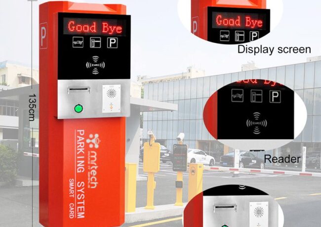 Ticket Dispenser Machine For Parking Equipment Entry And Exit System