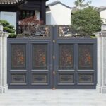 Top Level Modern Customized Aluminum Driveway Sliding Gate 4