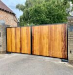 Wooden Mild Steel Swing and Sliding Gates