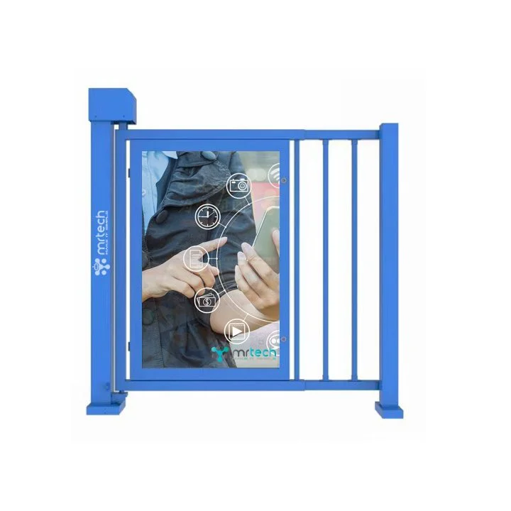 Advertising Pedestrian Gate and Automatic System