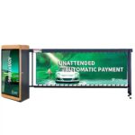 Secure Entry and Exit Automatic Advertising Boom Barriers