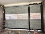 Automatic Full Flat Plain Patti with Perforated Slat Rolling Shutter