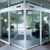 Angular Glass Door