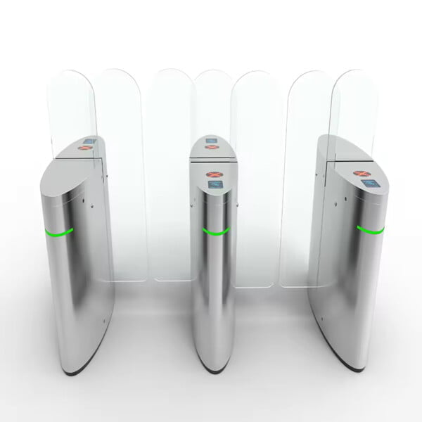 Security Entrance Scan System Barrier Swing Turnstile Gate