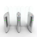 Security Entrance Scan System Barrier Swing Turnstile Gate