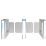 Airports Swing Gate Turnstile 304 Stainless Steel Outer Body