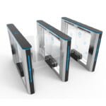 Anti-Crush Optical Face Recognition Speed Turnstiles Door